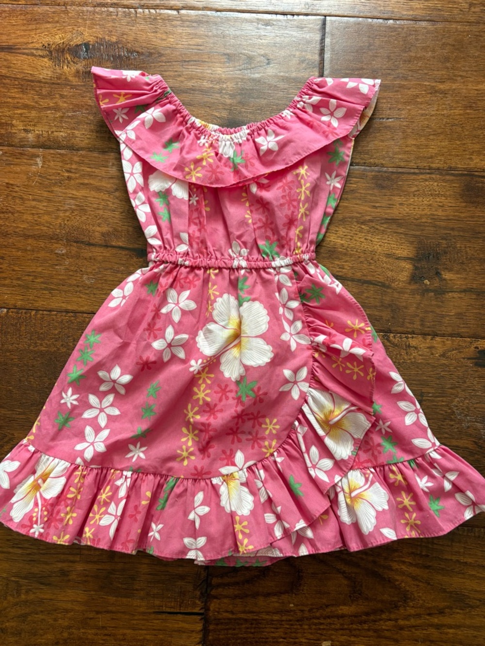 Royal Creations Hawaiian Vintage 2T Dress Pink